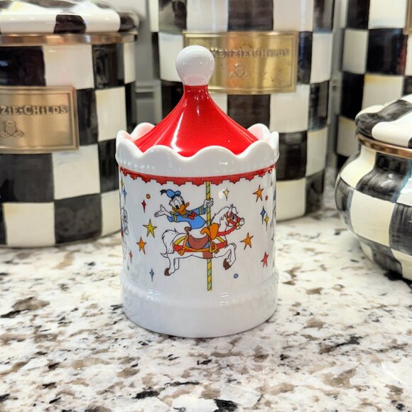 Vintage Porcelain Disney Sugar bowl with lid - Picture 9 of 12